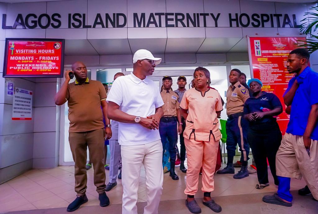 Why Sanso-Olu paid unscheduled visit to Lagos hospitals Why Sanso-Olu paid unscheduled visit to Lagos hospitals