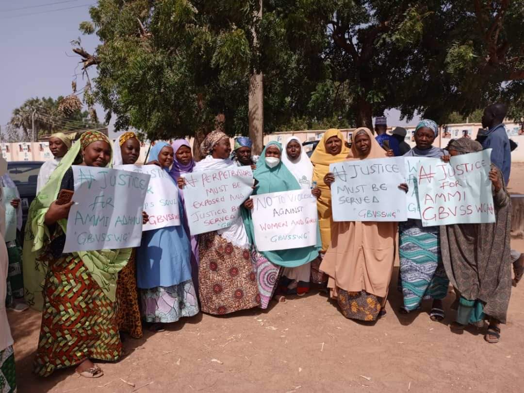 Yobe women protest, demand justice for slain housewife Yobe women protest, demand justice for slain housewife