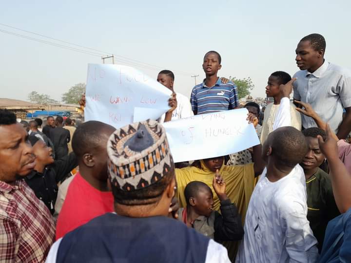 Protest in Ibadan over high cost of living Protest in Ibadan over high cost of living
