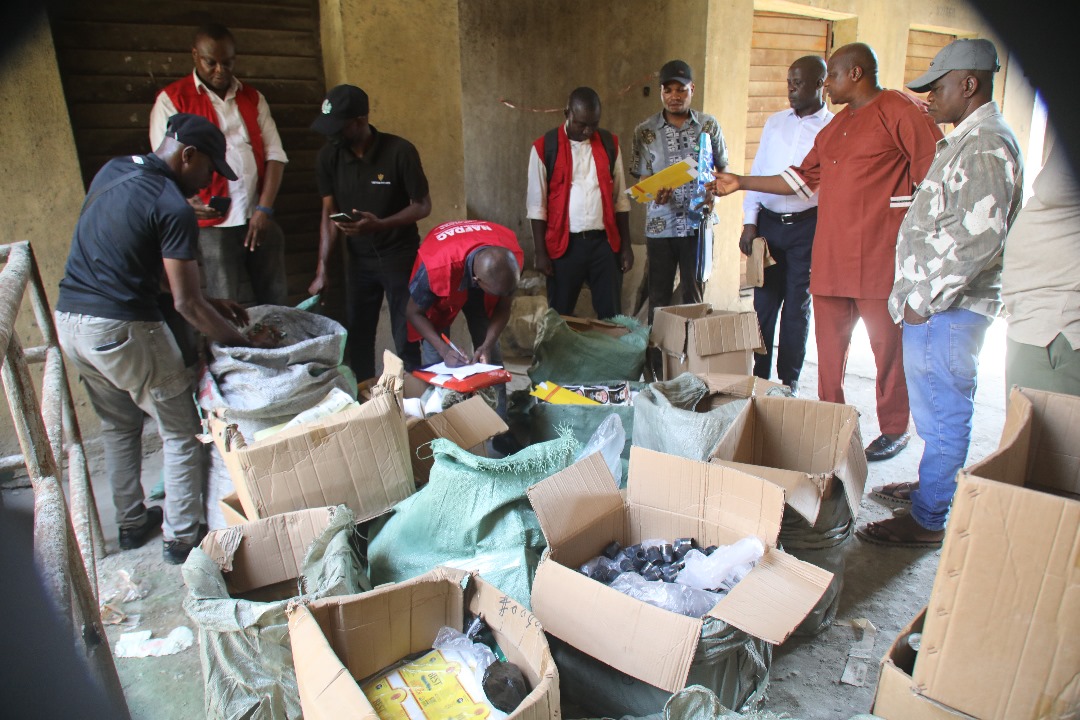 NAFDAC uncovers fake alcohol packaging centres in Lagos NAFDAC uncovers fake alcohol packaging centres in Lagos