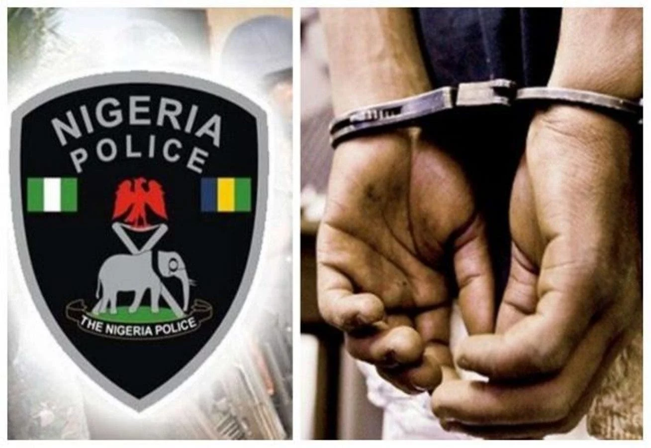 Police nab two people over Rivers explosion on Trans Niger pipeline Police nab two people over Rivers explosion on Trans Niger pipeline