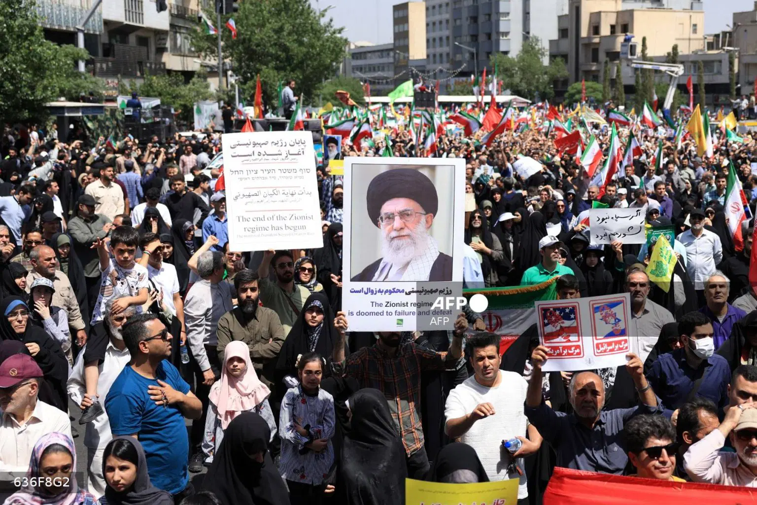 Thousands protest in Tehran against Israel Thousands protest in Tehran against Israel