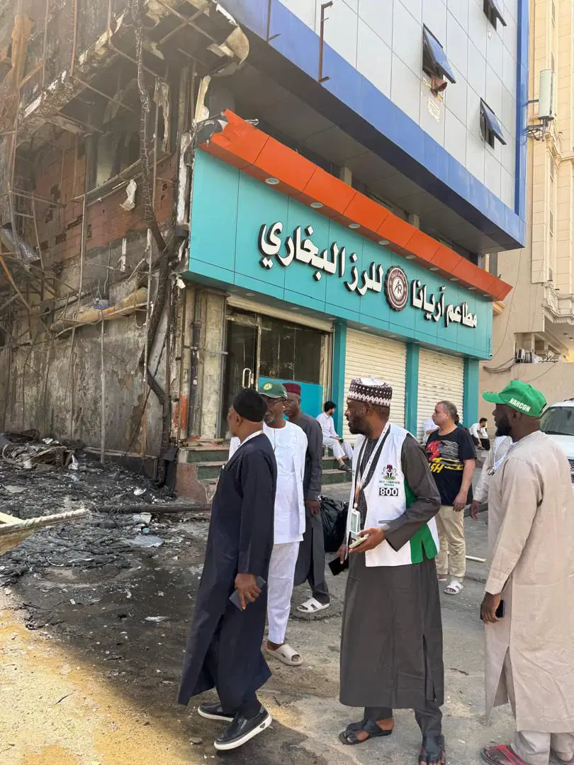 Nigerian pilgrims safe as hotel catches fire in Saudi Arabia Nigerian pilgrims safe as hotel catches fire in Saudi Arabia