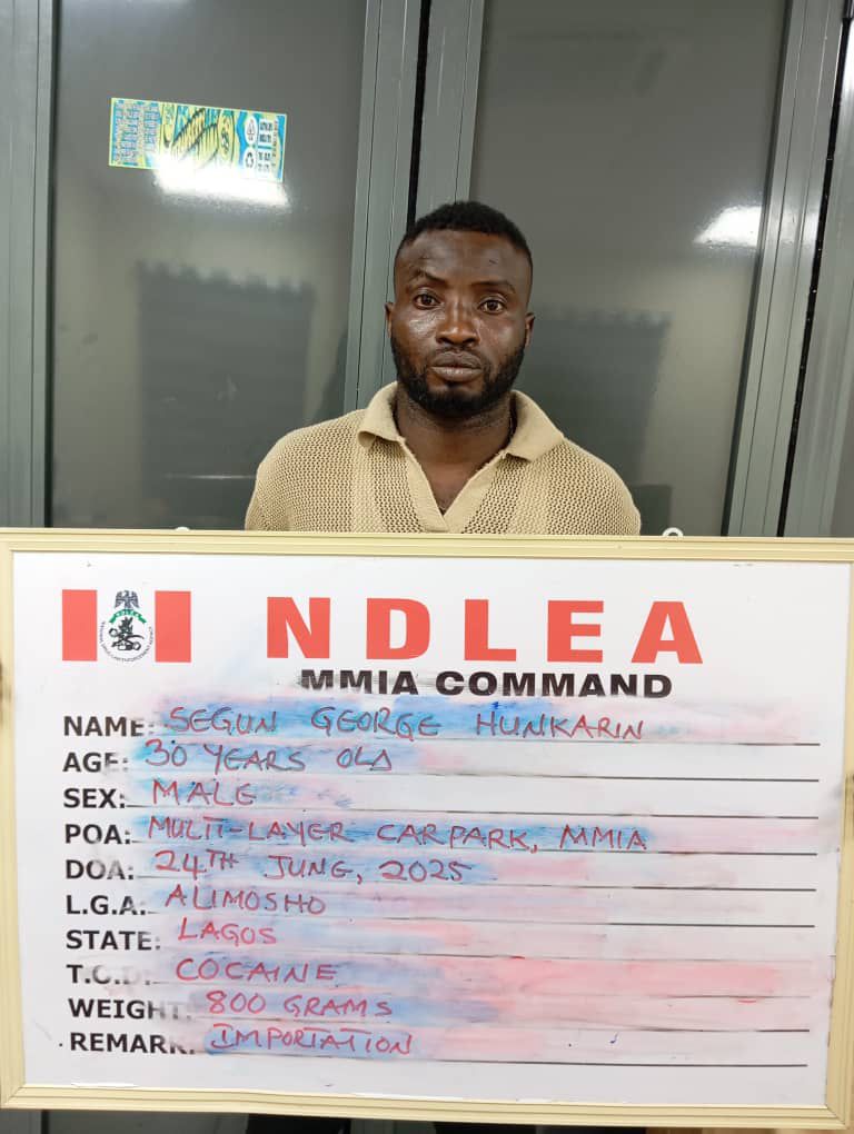 NDLEA arrest ex-international footballer NDLEA arrest ex-international footballer
