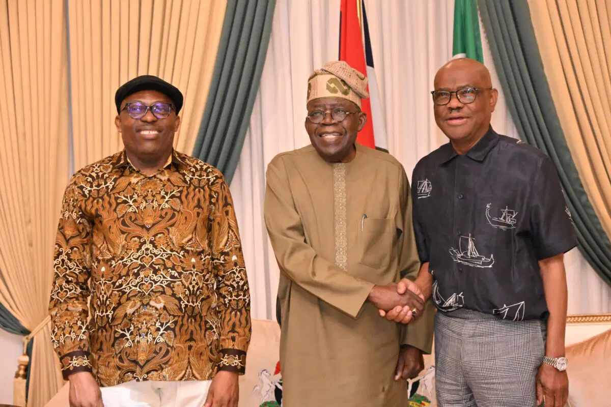 ‘Peace has returned to Rivers’ — Wike, Fubara speak after meeting Tinubu