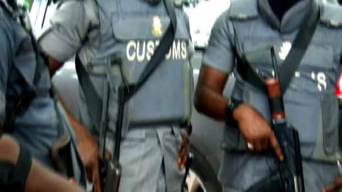 Customs intercept four trucks of food in Kano Customs intercept four trucks of food in Kano
