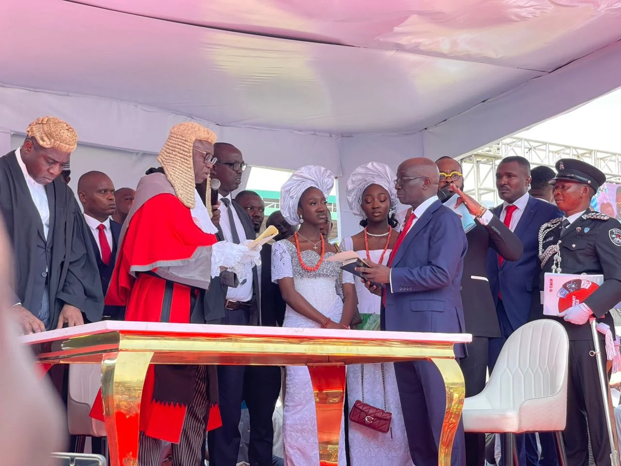 Okpebholo, Idahosa sworn in as Edo governor, deputy Okpebholo, Idahosa sworn in as Edo governor, deputy