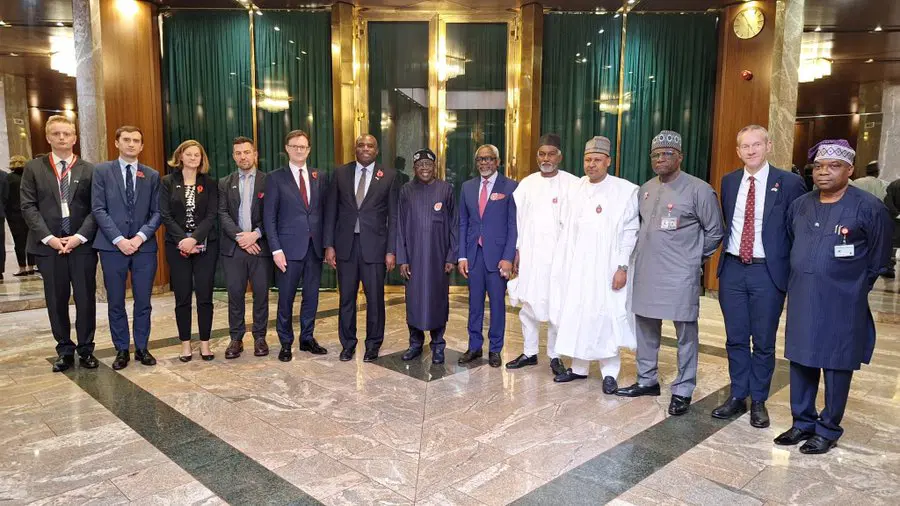 President Tinubu welcomes UK foreign secretary in Aso Rock President Tinubu welcomes UK foreign secretary in Aso Rock
