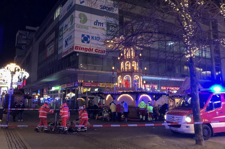 Over 60 people injured as car rams into Christmas market in Germany