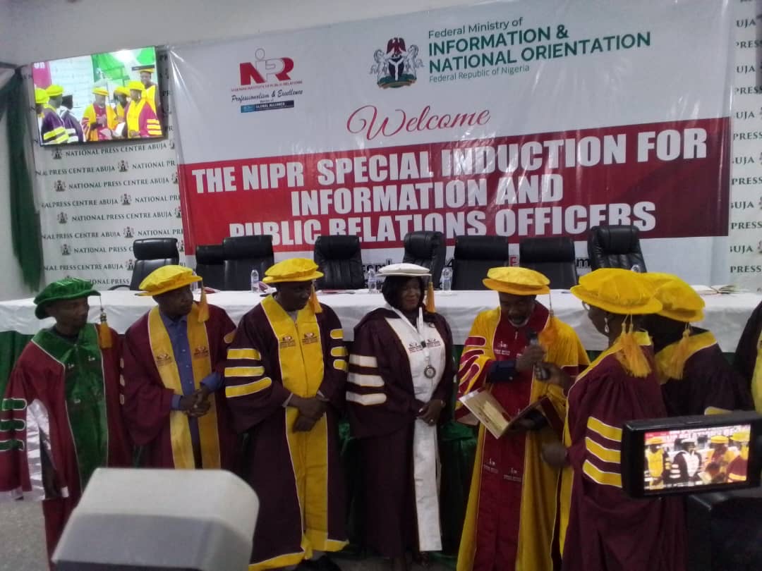NIPR warns against hiring quacks, as it inducts 421 members NIPR warns against hiring quacks, as it inducts 421 members