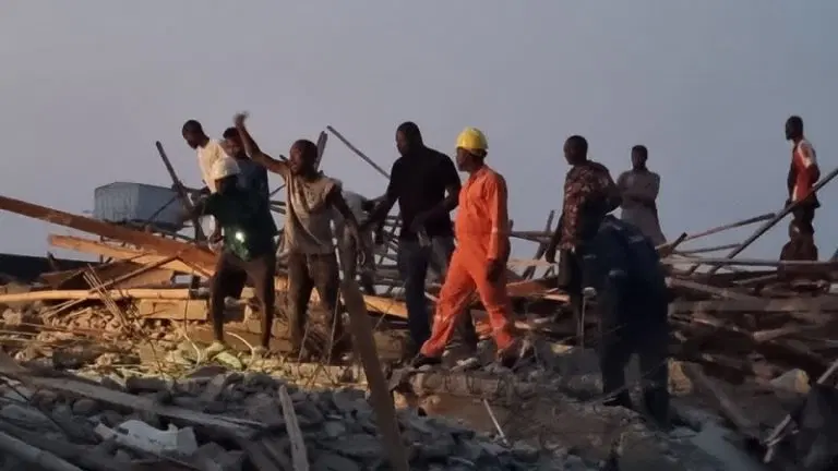 Two dead, five injured in Lagos building collapse