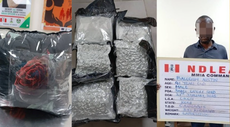 NDLEA arrests two, seizes UK-bound cannabis hidden in duvet at Lagos airport