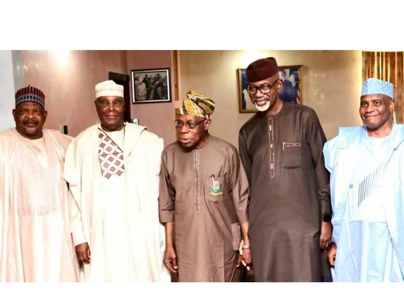 Atiku, Imoke, others meet Obasanjo, behind closed doors