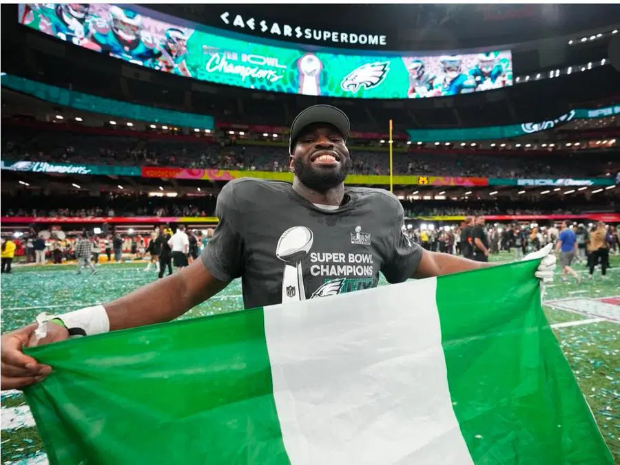 Meet Nigerian-born Moro Ojomo who led Philadelphia Eagles to Super Bowl triumph Meet Nigerian-born Moro Ojomo who led Philadelphia Eagles to Super Bowl triumph