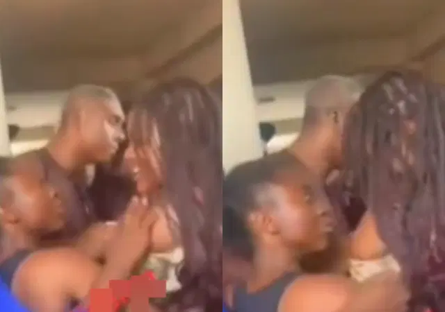 UNIZIK student bites, fights lecturer for interrupting her video recording