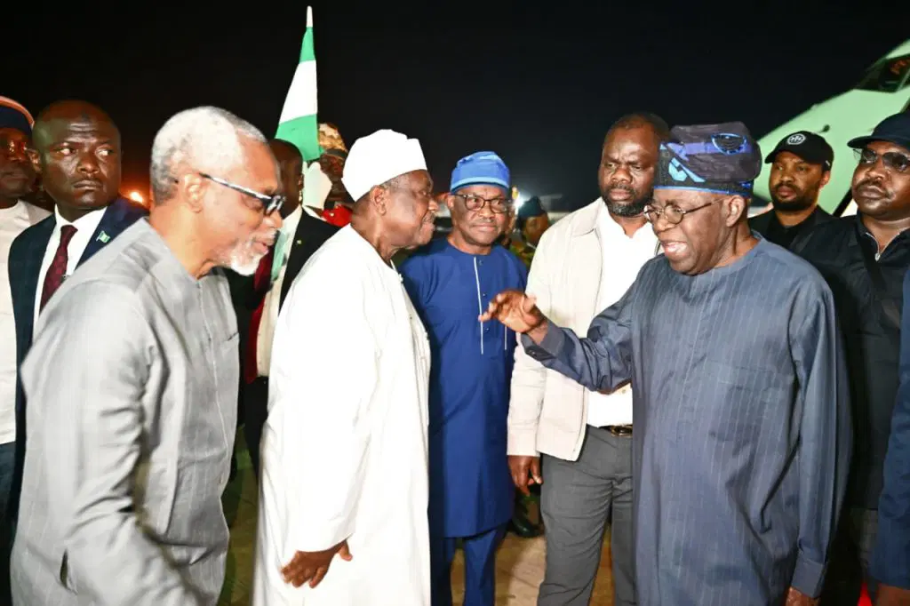 President Tinubu returns to Abuja after France, U.K. trip