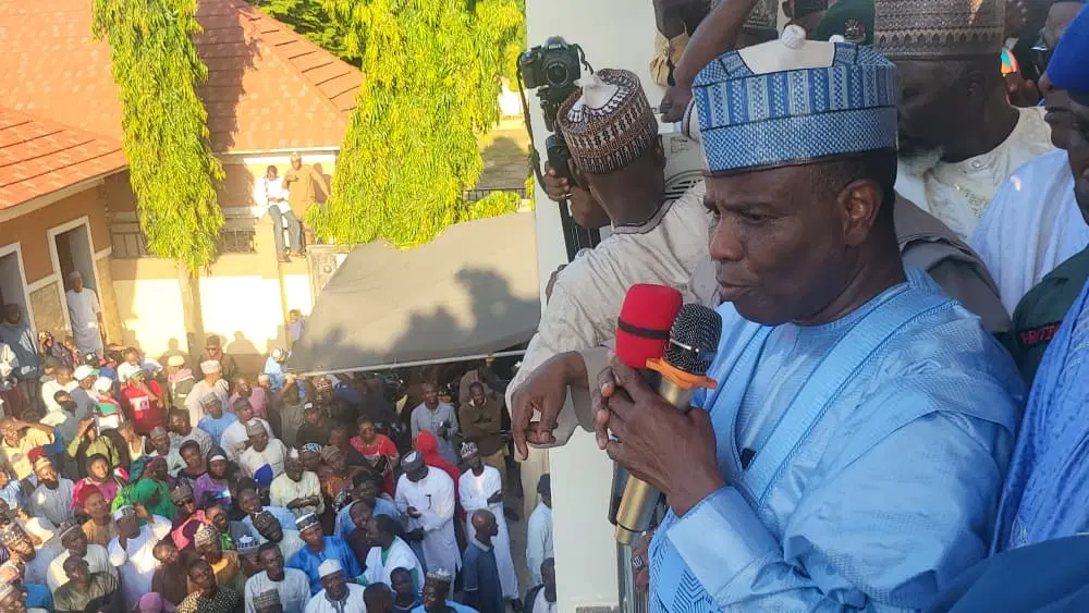 Tambuwal declares war on APC as he returns to Sokoto