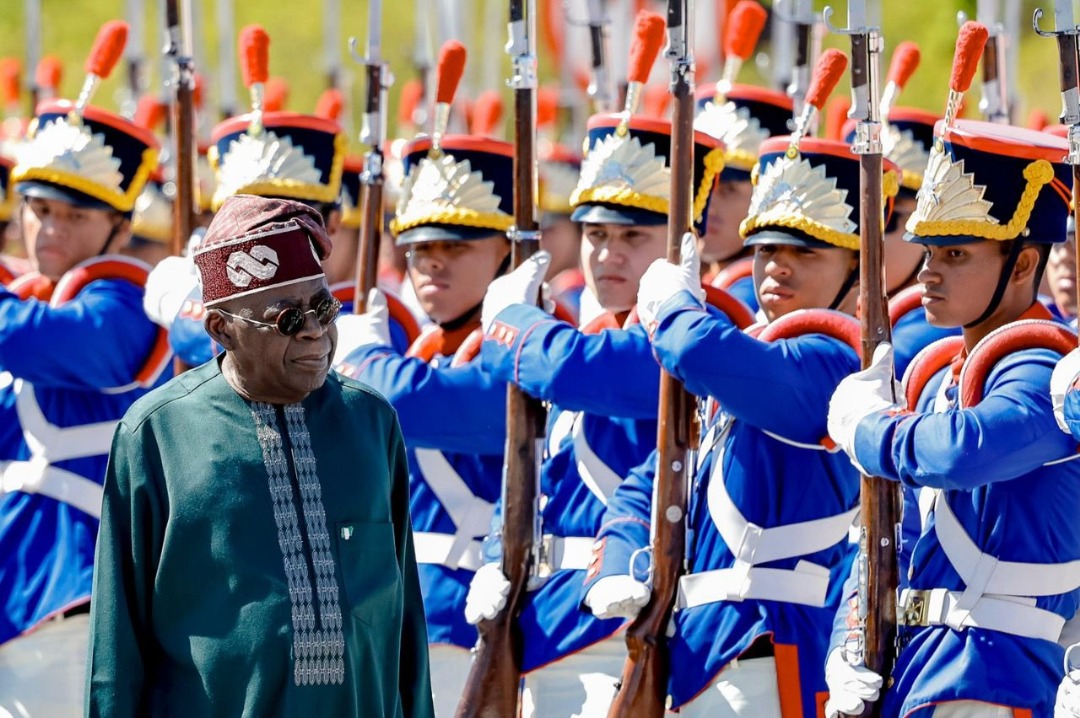 Tinubu, governors, ministers, lawmakers land in Brazil to ‘sell Nigeria’