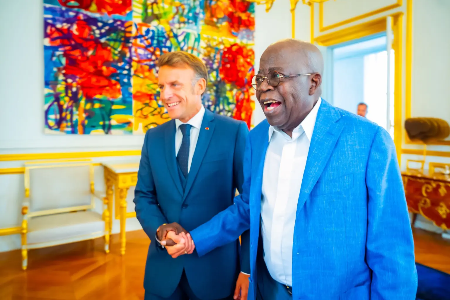 What Tinubu discussed with French President Macron