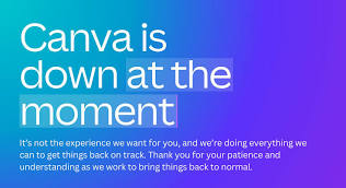 Millions of users affected as Canva suffers outage Millions of users affected as Canva suffers outage