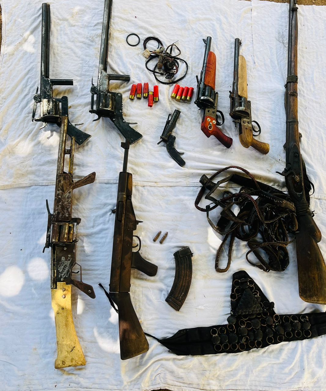 Kaduna Police nab 26 suspected kidnappers, recover firearms Kaduna Police nab 26 suspected kidnappers, recover firearms