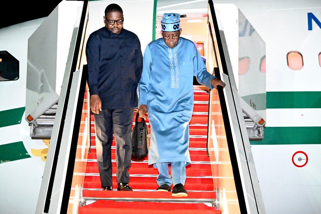 Tinubu returns to Abuja after counterterrorism talks in Rome
