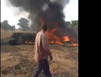 Air Force jet crashes in Niger; NAF reacts