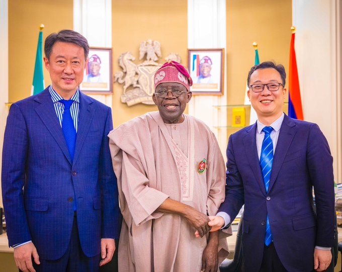 Tinubu welcomes Chinese ambassador in Abuja Tinubu welcomes Chinese ambassador in Abuja