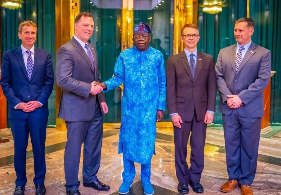 Tinubu hosts US military delegation at Aso Rock